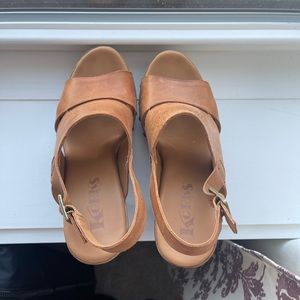 Korks Tan Heels